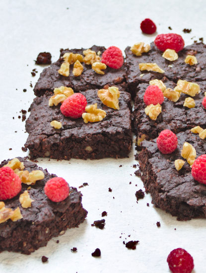 schokoladige Brownies aus schwarzen Bohnen |vegan, glutenfrei, ohne ...