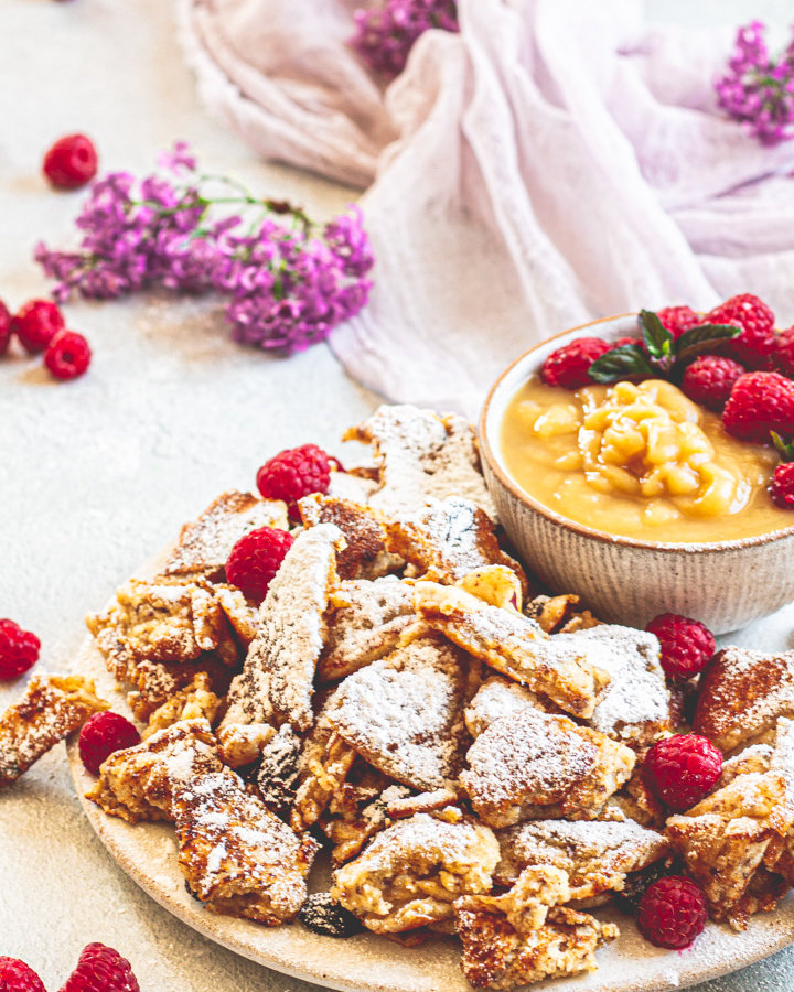 Kaiserschmarrn, vegan und glutenfrei, Rezeptbild